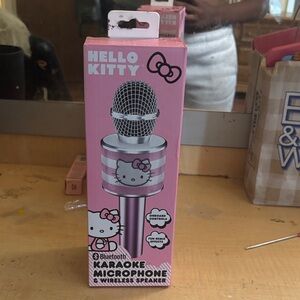 Hello Kitty Pink and Silver Karaoke Microphone